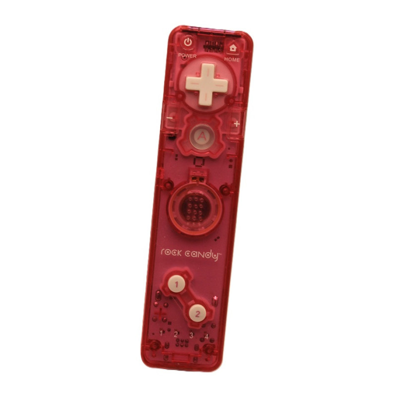 Wiimote Rock Candy Rouge – Occasion (Testée, Fonctionnelle)