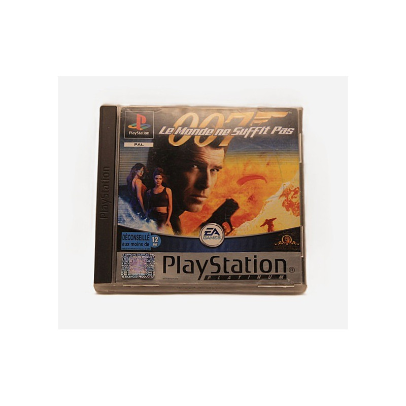 🕶️ 007 : Le Monde ne Suffit Pas – PlayStation 1 (PAL FR, complet)
