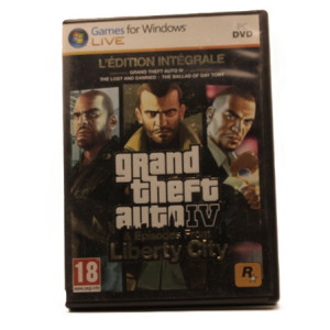 Grand Theft Auto IV : Édition intégrale – PC DVD (complet)