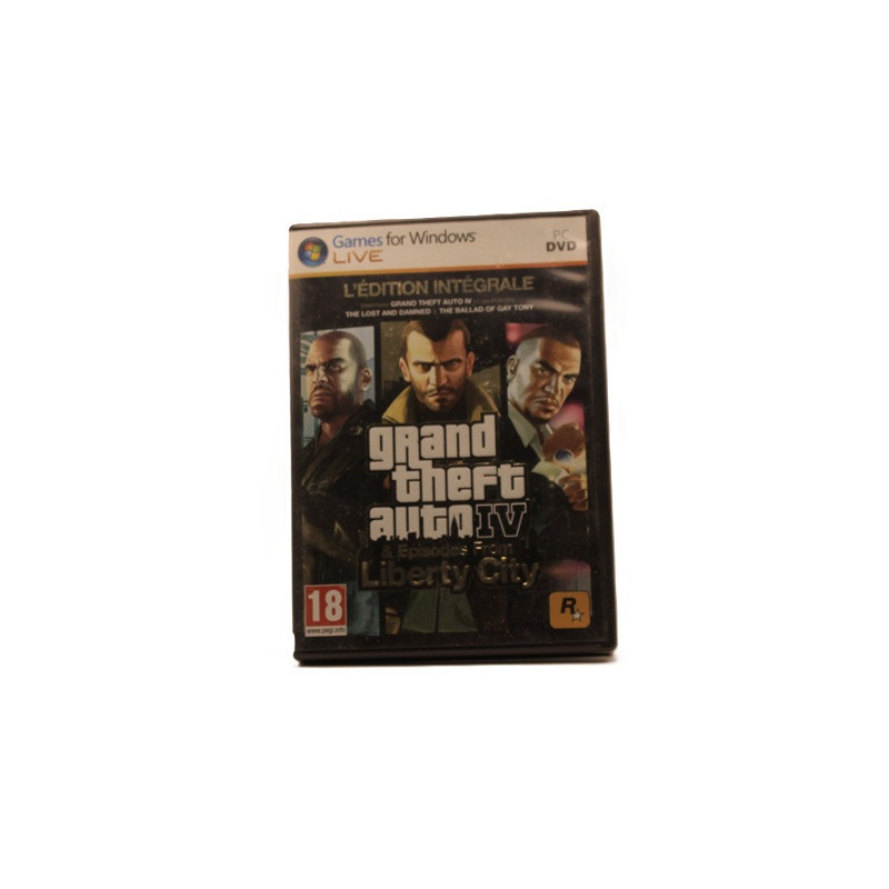 Grand Theft Auto IV : Édition intégrale – PC DVD (complet)