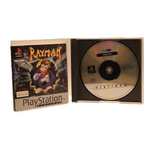 Rayman PS1 Platinum – Jeu complet PAL FR – Plateforme culte Ubi Soft