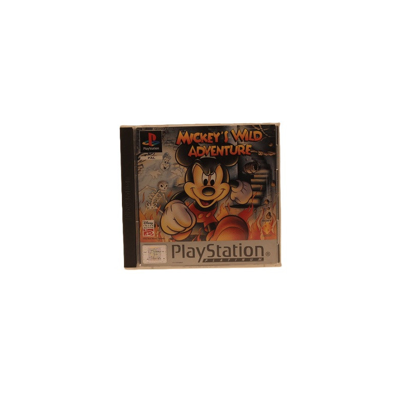 Mickey’s Wild Adventure PS1 Platinum – Jeu complet PAL FR – Plateforme Disney classique