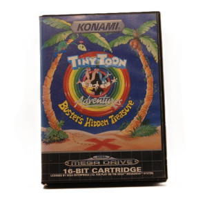 Tiny Toon Adventures Buster’s Hidden Treasure – Jeu Mega Drive PAL FR – Boîte + Cartouche originales