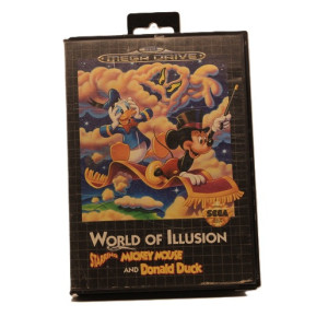 World of Illusion – Jeu Mega Drive PAL FR – Complet avec boîte et notice