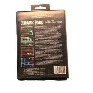 Jurassic Park – Jeu Mega Drive PAL FR – Complet avec boîte et notice