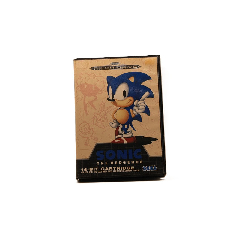 Sonic The Hedgehog – Jeu Mega Drive PAL FR – Boîte + Cartouche originales (sans notice)