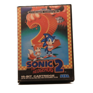 Sonic The Hedgehog 2 – Jeu Mega Drive PAL FR – Boîte + Cartouche originales (sans notice)