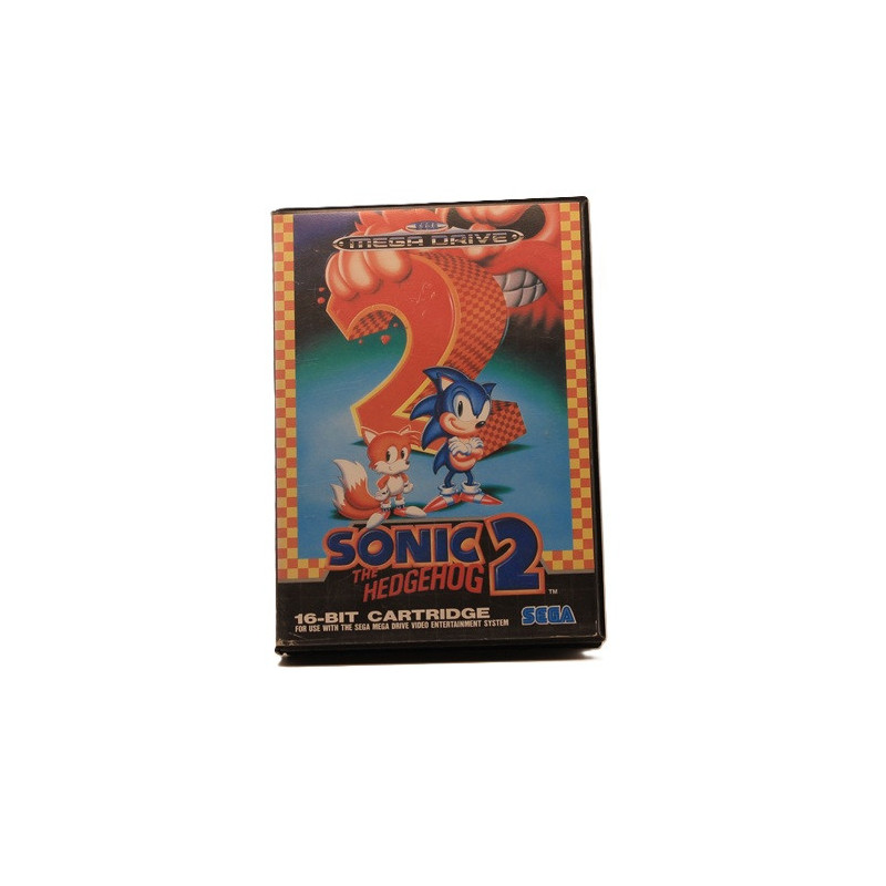 Sonic The Hedgehog 2 – Jeu Mega Drive PAL FR – Boîte + Cartouche originales (sans notice)