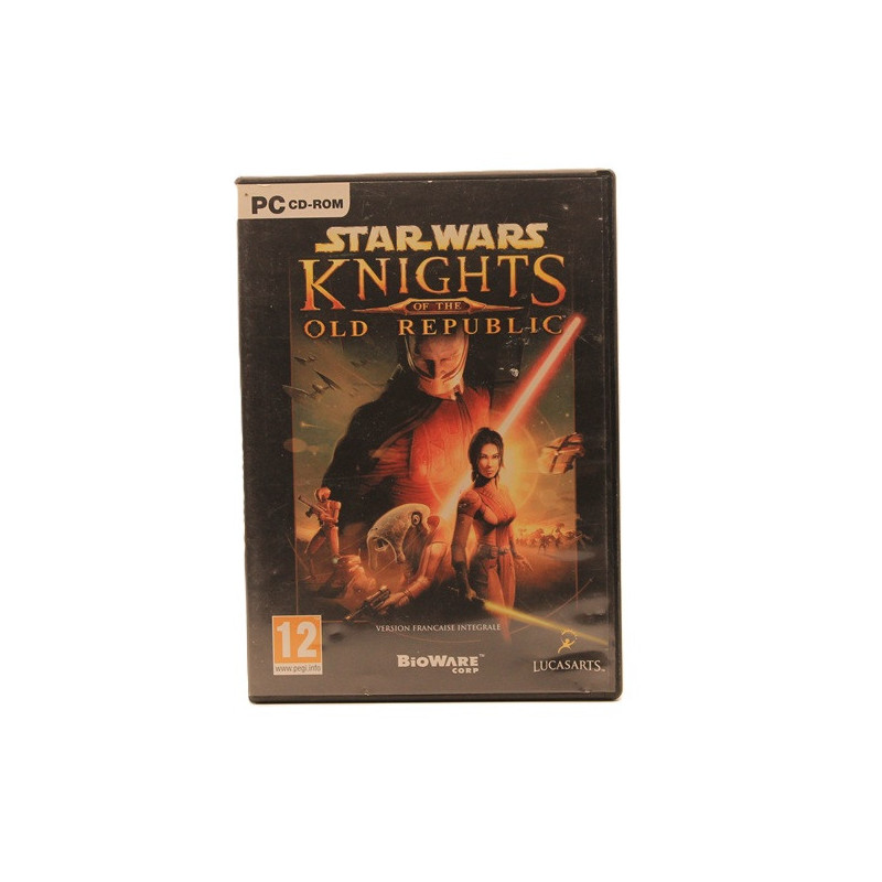 Star Wars Knights of the Old Republic – Jeu PC CD‑ROM – Boîte + 2 CD originaux (sans notice)