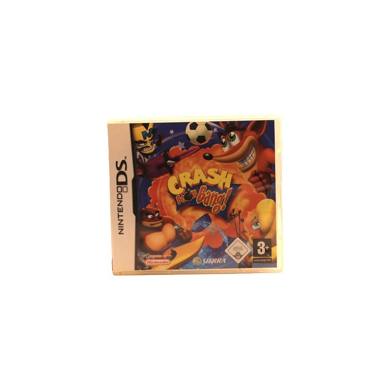 Crash Boom Bang! – Jeu Nintendo DS Complet PAL EUR – Party Game Crash Bandicoot
