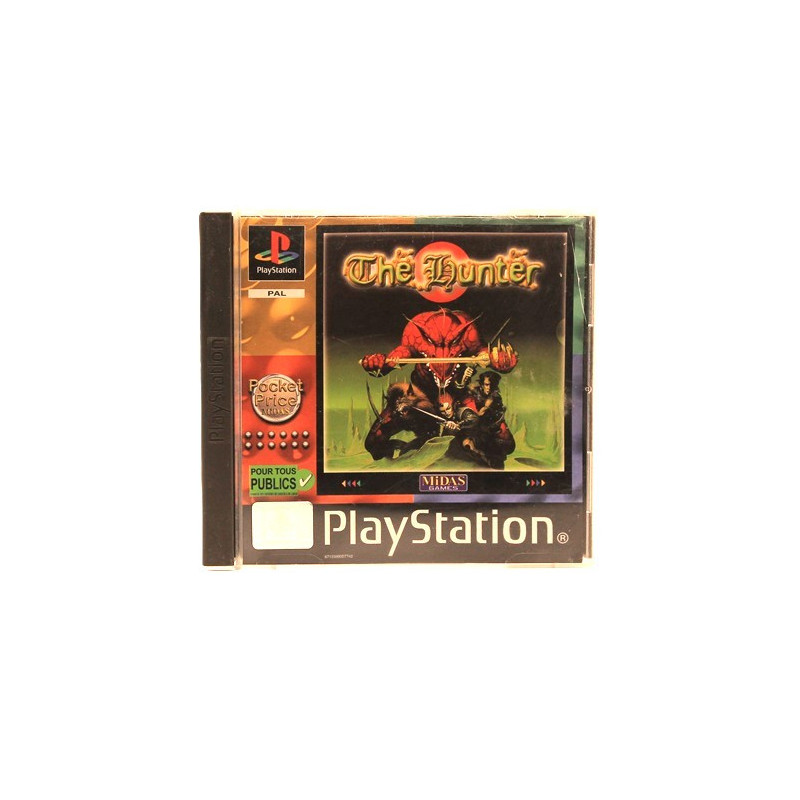 The Hunter PS1 PAL FR – Complet – Très bon état – Midas Games Pocket Price Series