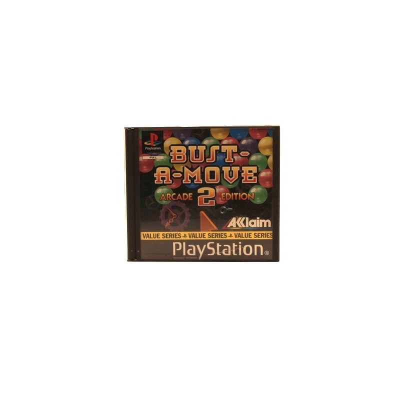Bust‑A‑Move 2 Arcade Edition PS1 PAL FR – Complet – Très bon état – Acclaim Value Series