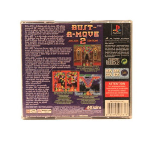 Bust‑A‑Move 2 Arcade Edition PS1 PAL FR – Complet – Très bon état – Acclaim Value Series