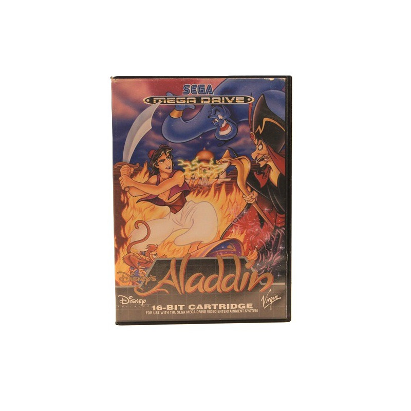Disney’s Aladdin Mega Drive PAL FR – Complet sans notice – Très bon état – Virgin Games 1993