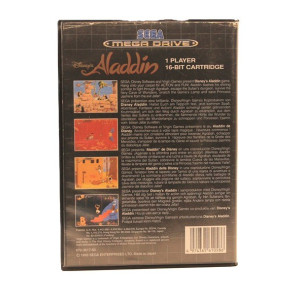 Disney’s Aladdin Mega Drive PAL FR – Complet sans notice – Très bon état – Virgin Games 1993