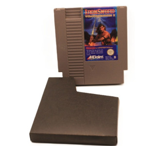 IronSword Wizards & Warriors II NES PAL FR – Jeu rétro Nintendo original avec pochette noire