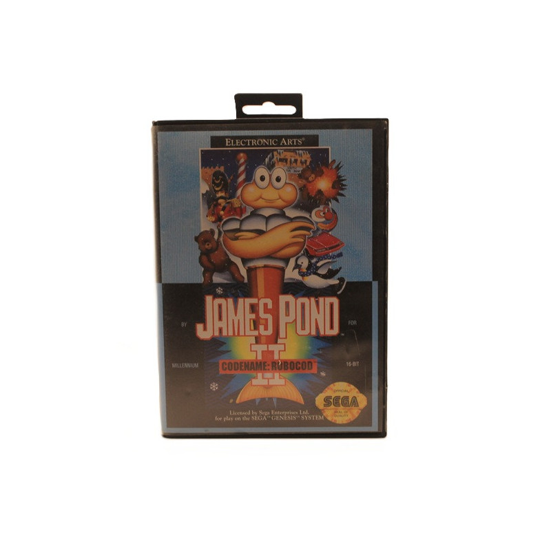 James Pond II Codename Robocod Mega Drive – Jeu SEGA PAL complet – Plateforme retro EA