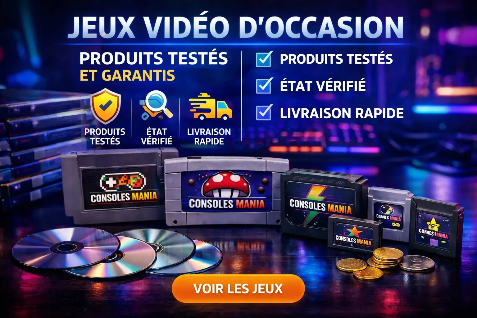 JEUX D'OCCASIONS